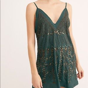 NWT Free People Arizona Nights embellished slip